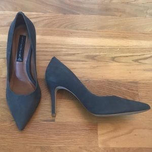 Steven by Steven Madden Shiela gray heels